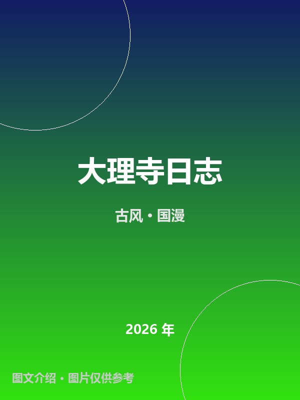 大理寺日志 海报