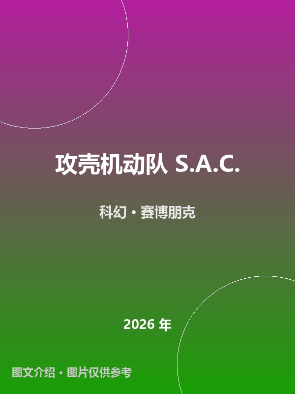 攻壳机动队 S.A.C. 海报