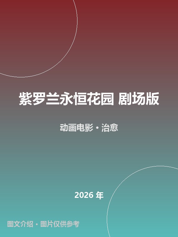 紫罗兰永恒花园 剧场版 海报